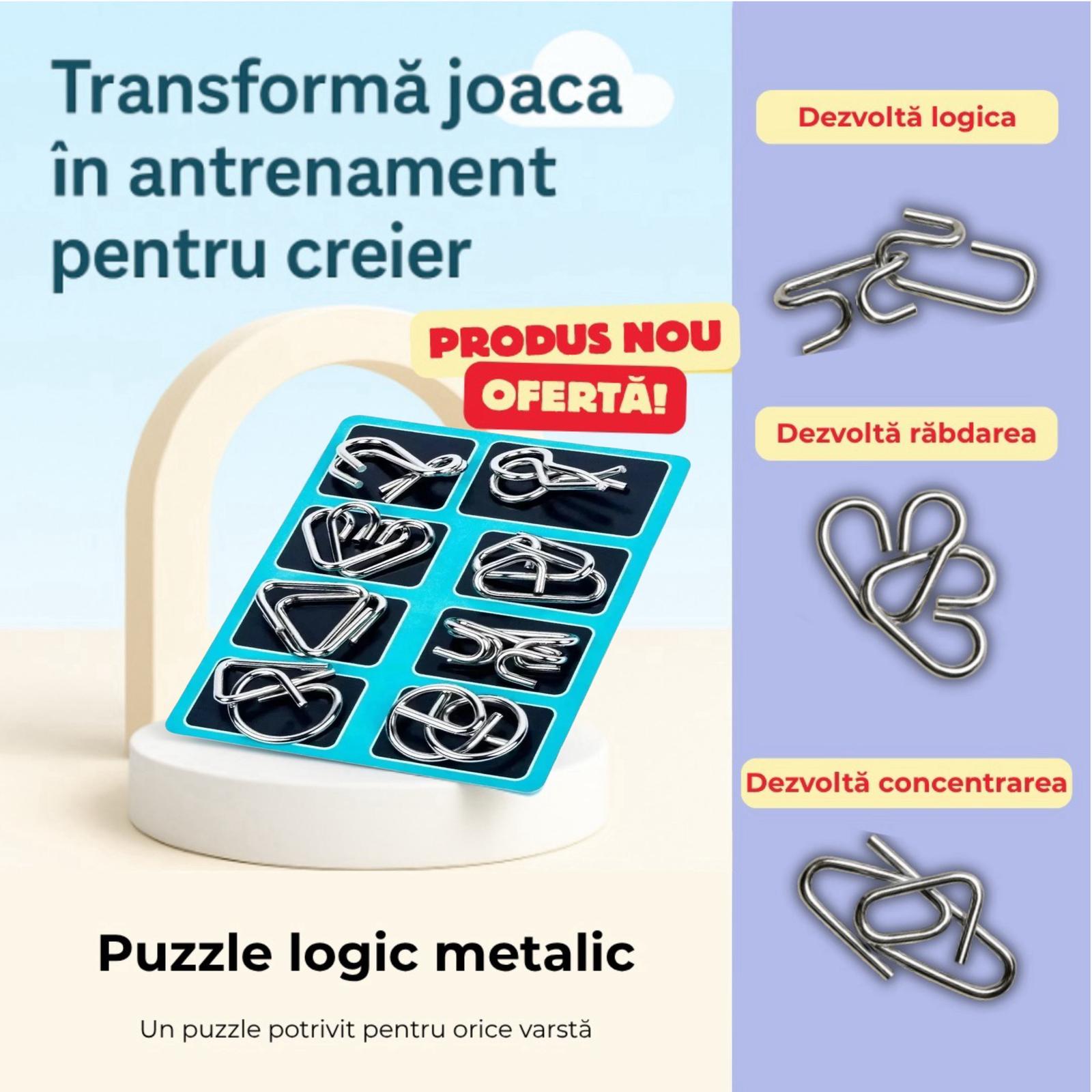 Puzzle-uri Logice Metalice
